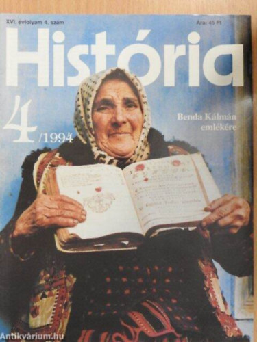 História XVI. évf. 4. (1994/4)