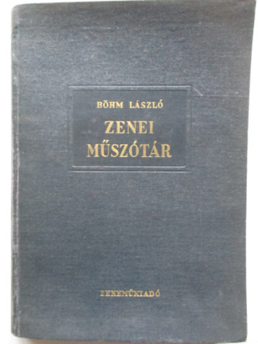 B�hm L�szl� - Zenei m�sz�t�r