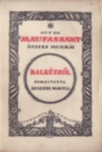 Guy De Maupassant - Balk�zr�l