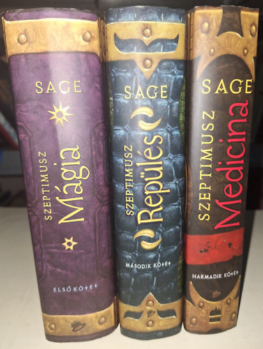 Angie Sage - Szeptimusz I. + II. + III. - M�gia + Rep�l�s + Medicina