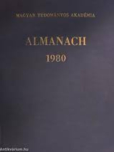 A Magyar Tudomnyos Akadmia almanachja 1980