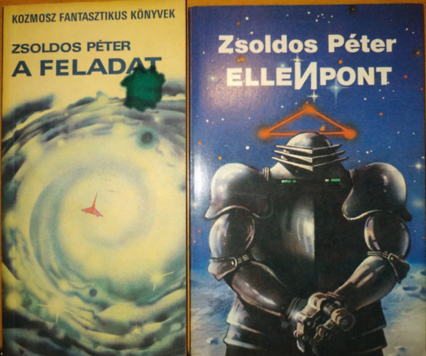 Zsoldos P�ter - 2 db. Kozmosz fantasztikus k�nyvek (Ellenpont + A feladat)