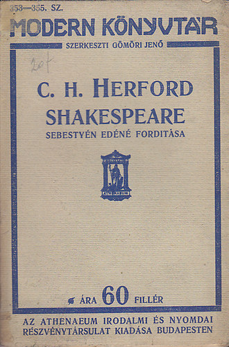 C. H. Herford - Shakespeare