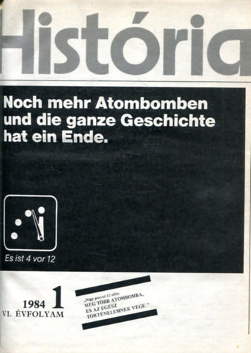 História 1984-85 (Teljes évfolyamok egybekötve)