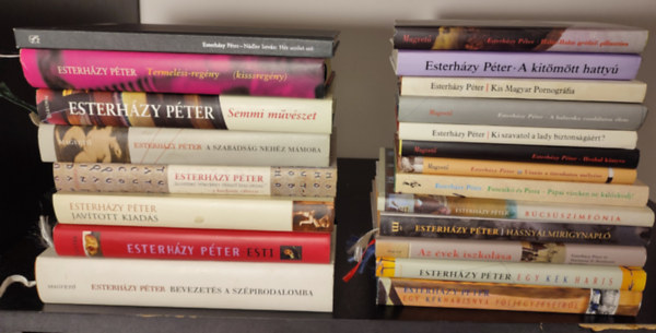 Esterh�zy P�ter - Esterh�zy P�ter k�nyvcsomag (21 db k�nyv)