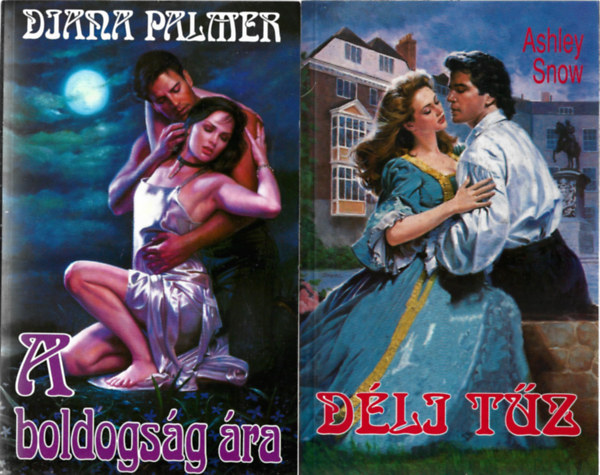 2 db knyv, Diana Palmer: A boldogsg ra, Ashley Snow: Dli tz