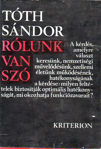 Tóth Sándor - Rólunk van szó