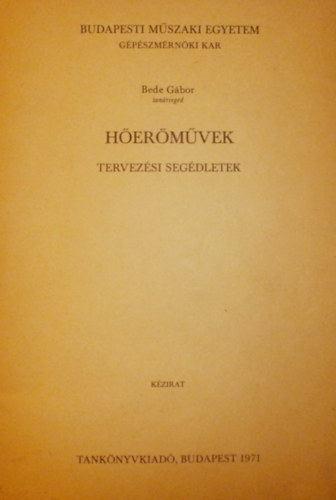 Bede Gbor - Hermvek (Tervezsi segdletek)