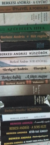 Berkesi Andrs - Berkesi Andrs knyvcsomag (20db) A tant meg kell lni, Vakvgnyon, Bns vagy ldozat?, A sors keze, A szenvedly csapdi, Szlcsend, Kopjsok, Oktberi vihar-Vihar utn, Hsg-klns sz, Valloms, A fekete mappa, Bartok,