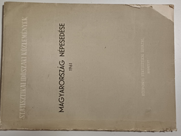 Tbb szerz - Magyarorszg npesedse 1961