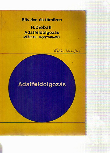 Dr. Hans Dieball - Adatfeldolgozás