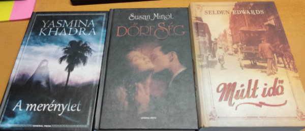 Susan Minot, Yasmina Khadra Selden Edwards - 3 db General Press reg�ny: A mer�nylet + D�res�g + M�lt id�