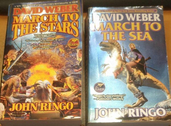 John Ringo David Weber - 2 db David Weber: March to the Stars + March to the Sea