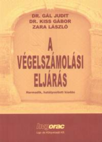 Dr. Gál Judit - A végelszámolási eljárás
