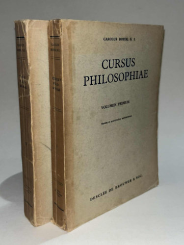 Carolus Boyer - Cursus philosophiae I-II.
