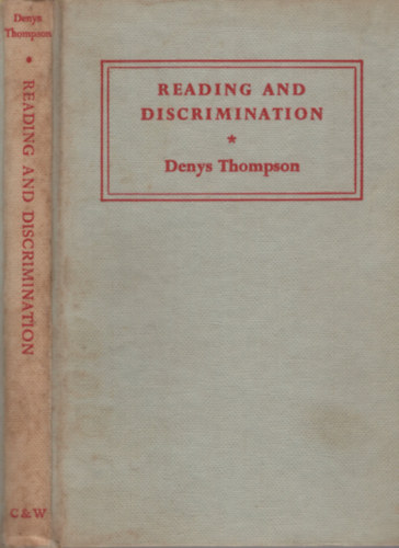 Denys Thompson - Reading and Discrimination