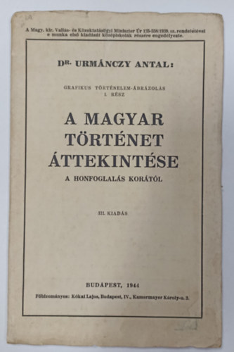 Dr. Urmnczy Antal - A magyar trtnet ttekintse a honfoglals kortl ( Grafikus trtnelem-brzols I. rsz )