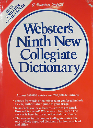 Merriam Webster - Webster's Ninth New Collegiate Dictionary