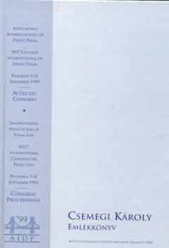 Szerk.: Wiener A. Imre - Csemegi Károly emlékkönyv