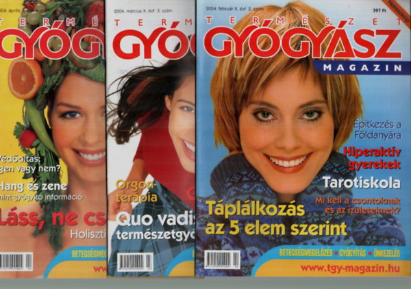 dr Grgei Katalin - Termszetgygysz magazin 2004/1-12. - (hinyzik az 1. szm.)