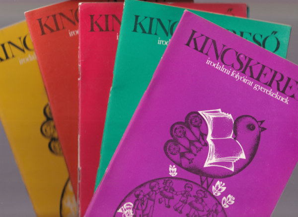 6 db Kincskereső-Irodalmi folyóirat tíz-tizennégy éveseknek: 1978/1-5., 9. számok