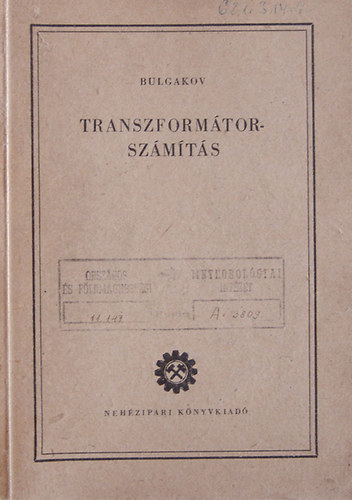 Bulgakov - Transzformátorszámítás