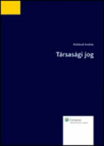 Kisfaludi András - Társasági jog