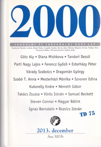2000 Irodalmi s Trsadalmi Havi Lap - 2013. december