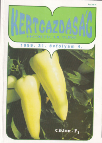 Sárközy Péter Tamás Enikő - Kertgazdaság 1999. 31. évf. 4. szám