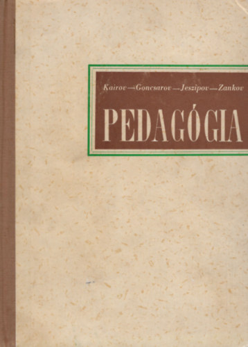 Kairov-Goncsarov-Jeszipov - Pedagógia