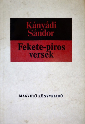 Knydi Sndor - Fekete-piros versek