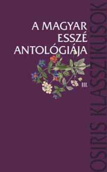 Domokos M�ty�s - A magyar essz� antol�gi�ja III.