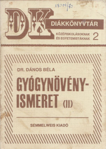 dr. Dnos Bla - Gygynvnyismeret II.