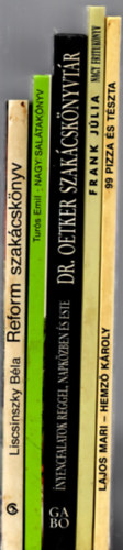 Lajos Mari- Hemz� K�roly, Tur�s Emil, Liscsinszky B�la Frank J�lia - 5 db Szak�csk�nyv: Reform szak�csk�nyv + Nagy sal�tak�nyv + Dr. Oetker szak�csk�nyvt�r - �nyencfalatok reggel, napk�zben �s este + 99 pizza �s t�szta + Nagy frituk�nyv