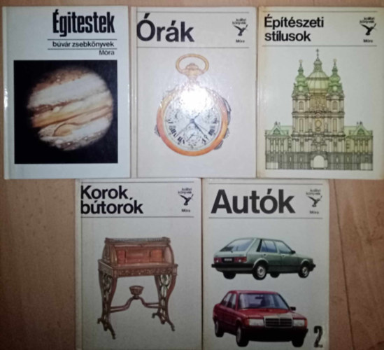 (5db) B�v�r-Kolibri k�nyvek: �gitestek / �r�k / �p�t�szeti st�lusok / Korok b�torok / Aut�k 2.