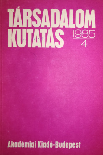 Trsadalom kutats 1987/3
