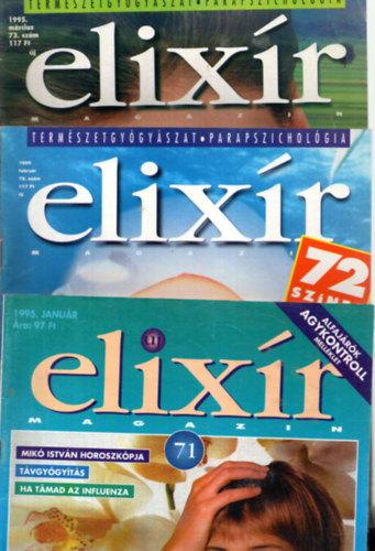 Dr. Nagy Rbert - Elixr magazin  1995. ( 1-12. szm, teljes vfolyam )