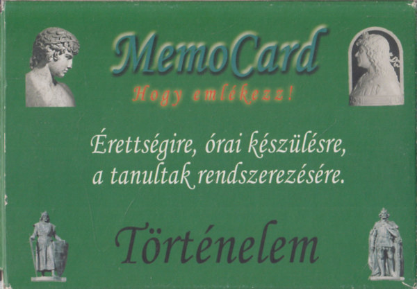 Memocard - Trtnelem (rettsgire, rai kszlsre, a tanultak rendszerezsre) (49 db memriakrtya + 1 infkrtya)