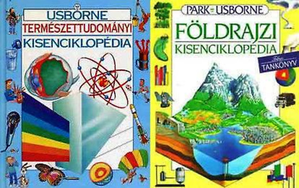 Usborne Termszettudomnyi kisenciklopdia + Usborne Fldrajzi kisenciklopdia