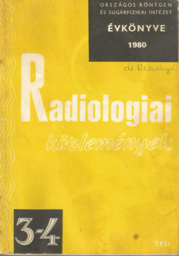 Radiolgiai kzlemnyek 1980. 3-4.