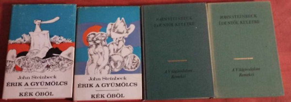 John Steinbeck - 2db Steinbeck knyv:dentl keletre I-II+ rik a gymlcs - Kk bl I-II.