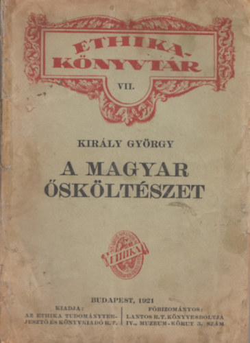 Kirly Gyrgy - A magyar skltszet