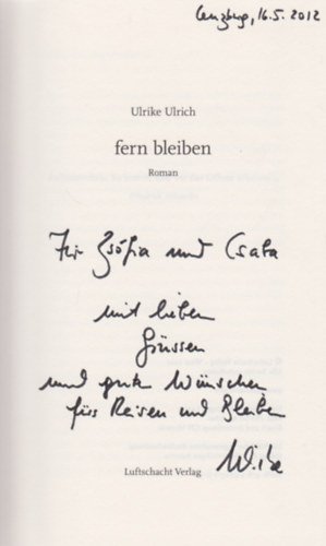 Ulrike Ulrich - Fern Bleiben (Dedik�lt)