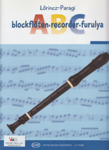 Lőrincz László, Paragi Jenő - Furulya ABC C-szoprán furulyára
