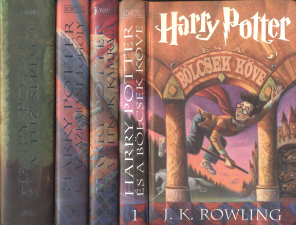 J. K. Rowling - Harry Potter 1-4. (Harry Potter s a blcsek kve + Harry Potter s a titkok kamrja + Harry Potter s az azkabani fogoly + Harry Potter s a tz serlege)