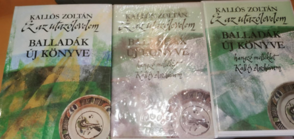 Kall�s Zolt�n - Ez az utaz�levelem - Ballad�k �j k�nyve- 8 db audio kazett�val (tokban)