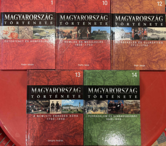 Magyarország története 5 db könyv
