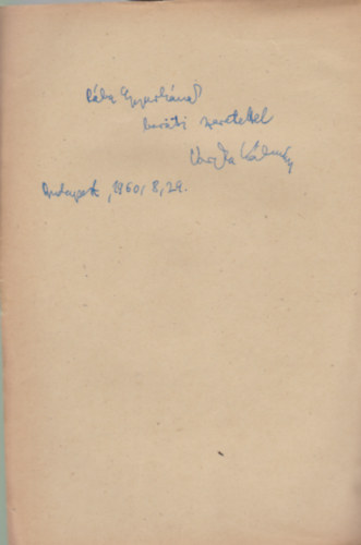 Vargha K�lm�n - Shakespeare - Tolsztoj - M�ricz Zsigmond. (K�l�nlenyomat a Vil�girodalmi Figyel� 1960. �vi 2. sz�m�b�l.)