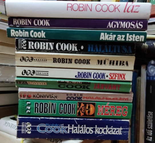 Robin Cook - 10 db Robin Cook orvosi regny (cmek a termklersban)