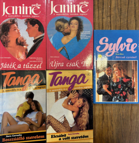 Romantikus reg�nyek 5 db (Tanga, Sylvie, Janine)